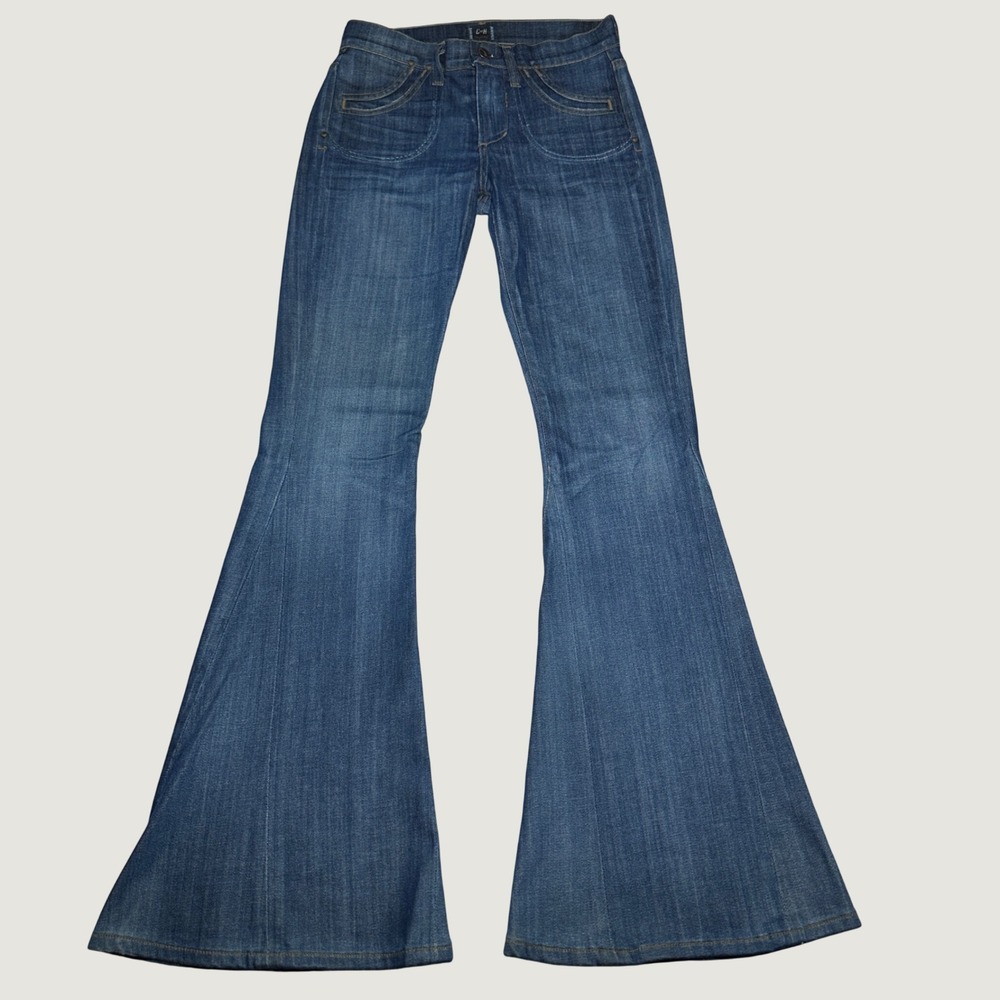 Citizens of Humanity Angie Super Flare Jeans Women 25 Bell Bottom Dark Wash Blue